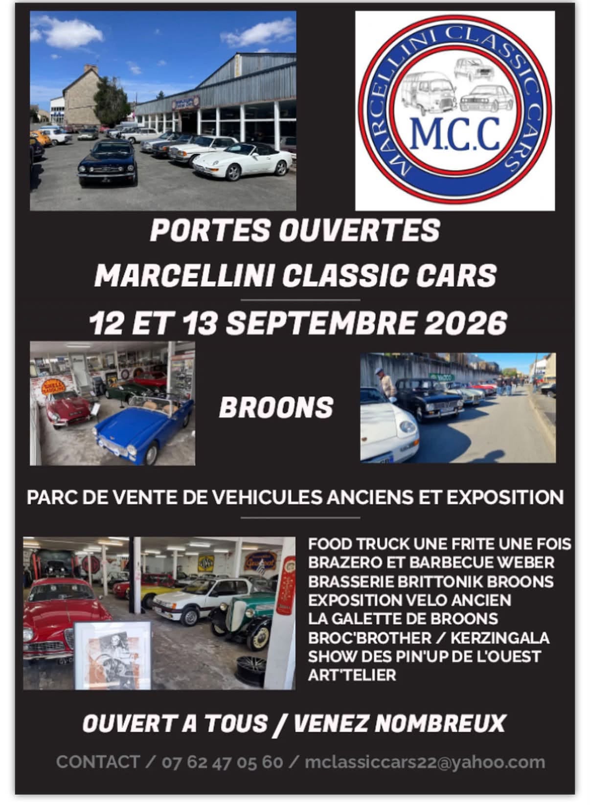 Le Mustang Club Bretagne présent pour MCC